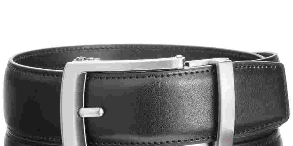 Kenneth Cole Reaction Men's Faux Leather Office Dress Belt Black Size X-Large