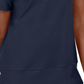 Karen Scott Women's Button Hem Scoop Neck Cotton Top Blue Size Medium