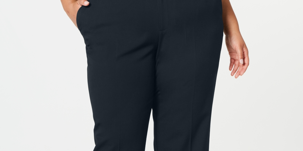 Charter Club Women's Slim Leg Ankle Pants Blue  Size Petite Small