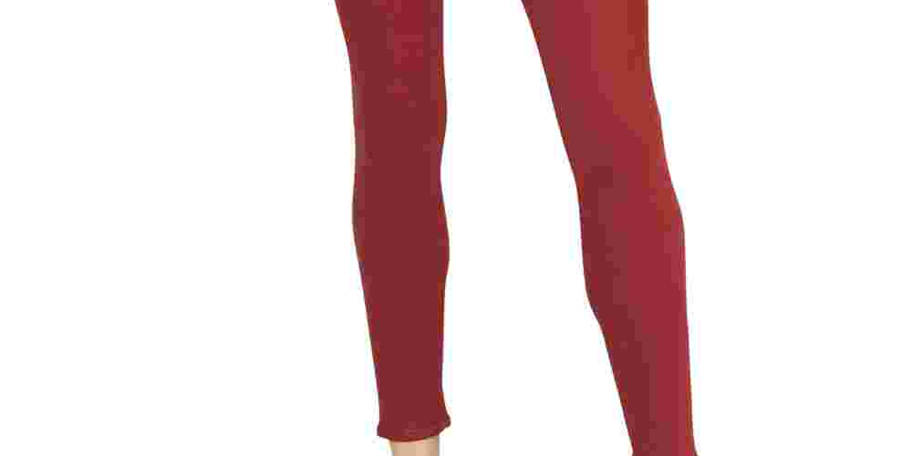 Hudson Women's Nico Denim Mid Rise Skinny Jeans Red Size 27