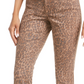Style & Co Women's Curvy Animal Print Skinny Jeans Brown Size 16 Petite