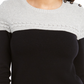 Charter Club Women's Lurex Knit Sweater  Black/Silver Size PXL