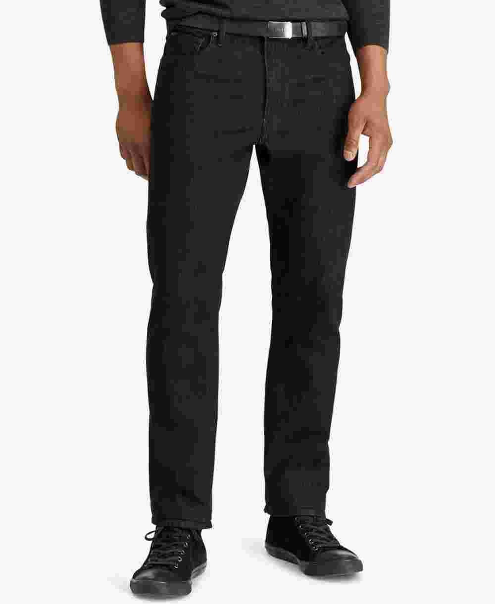 Ralph Lauren Men's Prospect Straight Leg Jeans Black Size 34X32