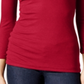 INC International Concepts Women's Ribbed Top -Red Size M