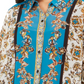 INC International Concepts Women's Plus Scarf-Print Top Blue Size 0X