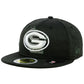 New Era Men's Bay Packers State Flag Reflective 59FIFTY Fitted Cap Green Size 6-7/8