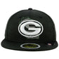 New Era Men's Bay Packers State Flag Reflective 59FIFTY Fitted Cap Green Size 6-7/8