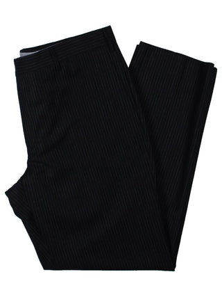 Zanella Men's Bevino Pinstripe Modern Fit Dress Pants Blue Size 30X30