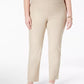 Charter Club Women's Plus Cambridge Tummy-Control Pull On Pants Brown Size 26W