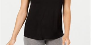 Charter Club Women's Cotton Cardigan Sweater Black Size XL