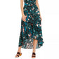 INC International Concepts Women's Puff-Sleeve High-Low Dress Black Size 10
