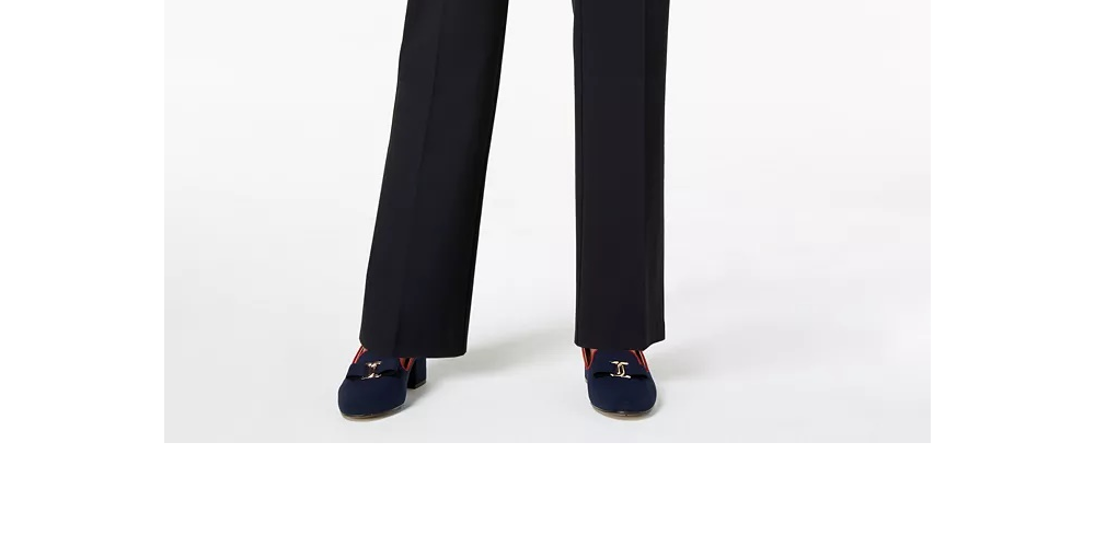 Charter Club Women's Solid Trousers Black Size 10 Petite