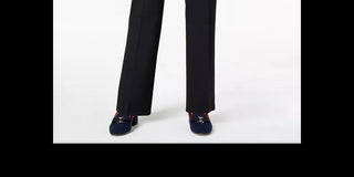 Charter Club Women's Solid Trousers Black Size 10 Petite