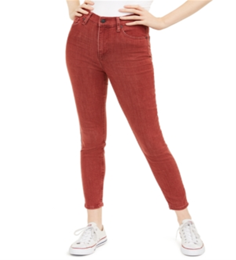 Celebrity Pink Women's High Rise Ankle Skinny Jean Red Size 13