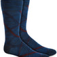 Perry Ellis Men's Plaid Socks Blue Size Regular