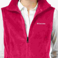 Columbia Women's Benton Springs Fleece Vest Pink Size X-Small