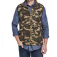 Weatherproof Vintage Men's Vest Pebble Fleece Camo Print Green Size Medium