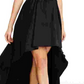 B Darlin Juniors' High-Low Dress Black Size 7/8