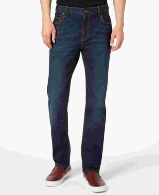 American Rag Men's Straight-Fit Jeans Med Blue Size 34X34