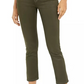Vigoss Women's Olive Coated Straight-Leg Jeans Green Size 29W-26L
