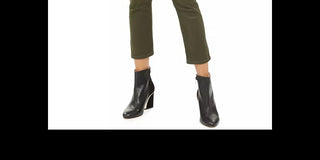 Vigoss Women's Olive Coated Straight-Leg Jeans Green Size 29W-26L