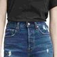 Levi's Women's Perfect Logo Short Sleeve Crewneck T-Shirt Black Size Medium