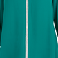 JM Collection Women's Jeweled Tiered-Hem Blouse Green Size X-Large