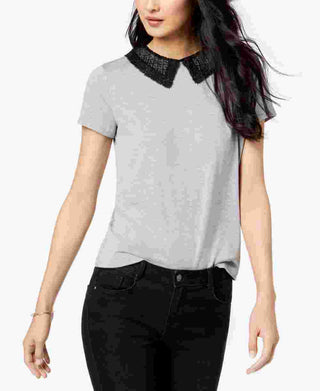 Women S Tab-Sleeve Open-Front Cardigan Gray Size X-Large