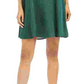 Robbie Bee Women's Sleeveless Cowl Neck Above The Knee Fit + Flare Evening Dress Green Size 14 Petite