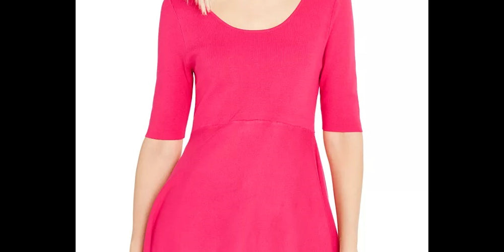 Alfani Women's Handkerchief-Hem Sweater Red Size X-Large