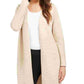 Alfani Women's Metallic Midi Cardigan Sweater Brown Size Large