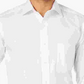 Club Room Men's Big & Tall Classic Regular Fit Dress Shirt  White Size 17