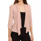 Alfani Women's Draped Open Front Cardigan Pink Size X-Small