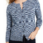 Charter Club Women's Space Dyed Button Cardigan Blue Size X-Small