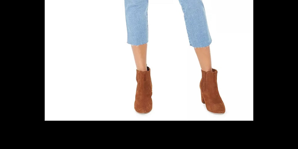 Style & Co Women's Straight-Leg Cropped Denim Jeans Blue Size 12