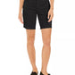 Style & Co Women's Raw Edge Bermuda Shorts Black Size 8