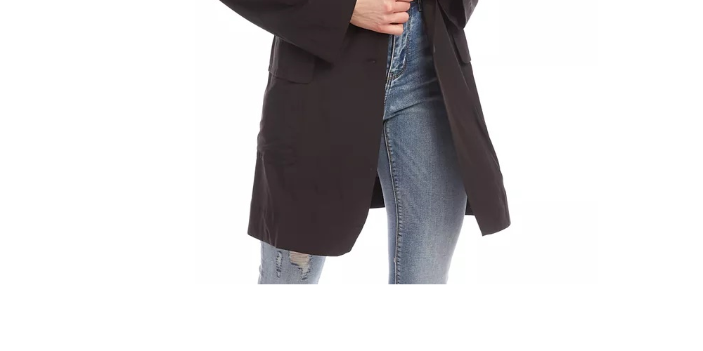 Karen Kane Women's Packable Travel Jacket  Black Size Small