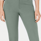 Charter Club Women's Newport Tummy Control Slim Fit Pants  Green Size 14