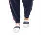 Tommy Hilfiger Women's Sport Plus Velour Varsity Panel Jogger Pants Black Size 2X