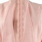 Anne Klein Women's Textured Drape Front Jacket Pink Size Medium