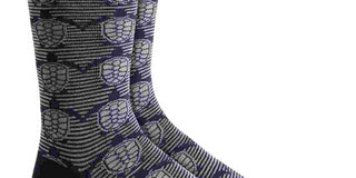 Alfani Men's Turtle Knit Comfy Crew Socks BlackSize Regular