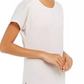 Ideology Women's Mesh-TrimT-Shirt Cream Size Small