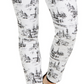Charter Club Women's Printed Skinny Ankle Jeans White Size 10