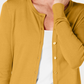 Charter Club Women's Long-Sleeve Button-Front Cardigan Gold Size X-Large