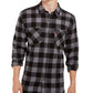 Levi's Men's Yanda Buffalo Plaid Flannel Shirt Grey Size Small