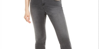 INC International Concepts Women's INCEssentials Skinny Jeans Gray Size 18