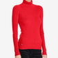 Ralph Lauren Women's Red Ribbed Long Sleeve Turtle Neck Sweater Red Size XX-Large