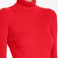Ralph Lauren Women's Red Ribbed Long Sleeve Turtle Neck Sweater Red Size XX-Large