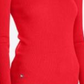 Ralph Lauren Women's Red Ribbed Long Sleeve Turtle Neck Sweater Red Size XX-Large