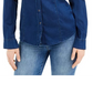 Guess Women's Lalima Embellished Denim Shirt Blue Size X-Small